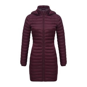 Manteau bouffant mi-long imperméable pour femme, veste bouffante brillante, manteau bouffant léger à capuche amovible, vente en gros 2026 - Product Image 3