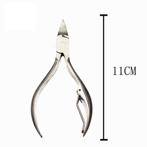 กรรไกรตัดเล็บที่ทนทานสำหรับใช้ในบ้านและร้านเสริมสวย กรรไกรตัดเล็บมือและเล็บเท้าแบบมืออาชีพ ทำจากสแตนเลส - Product Image 5
