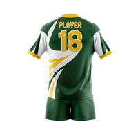Uniforme de Rugby Personalizado OEM ODM, Conjunto de Camiseta y Pantalones Cortos de Rugby de Primera Calidad, Fabricante de Ropa Deportiva por Sublimación, Proveedor de Alibaba