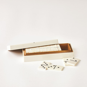 Natural <b>Crafts</b> Designer Double Six Domino <b>Set</b> 28 Piece Blank Game <b>for</b> <b>Adults</b> Boxed - Product Image 1
