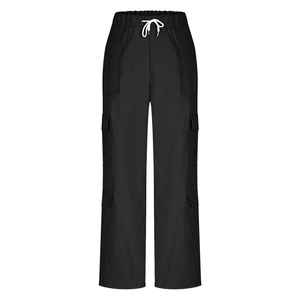 Pantalon de randonnée pour femme personnalisé, taille haute, léger, imperméable, respirant, pantalon cargo, pantalon décontracté d'extérieur avec poches - Product Image 5