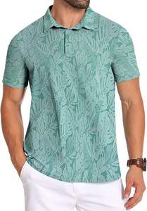 Camisa de Hombre de Alta Calidad, Estilo Casual de Verano, Personalizada con Logotipo Frontal Sublimado, Tejido Transpirable de Secado Rápido, Tallas Grandes - Product Image 5