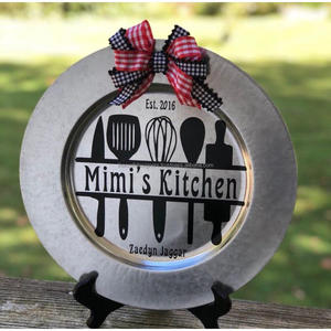 Assiette de présentation de vaisselle réutilisable Assiette et assiettes en métal émaillées à haute teneur en émail Offres Spéciales - Product Image 1