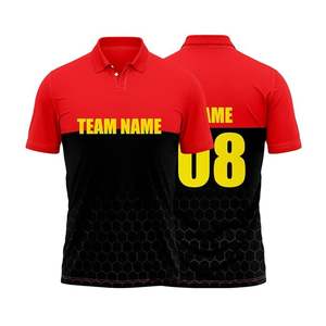 Nouveau design de vêtements de sport, polo de cricket en gros, qualité supérieure, vêtements de sport respirants personnalisés, maillot d'équipe de cricket à vendre - Product Image 6