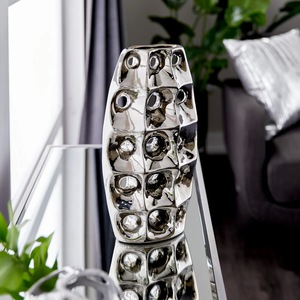 Vase de table rond moderne en fer de luxe, support floral, centre de table pour bureau, salle à manger, salon, accent décoratif en gros - Product Image 4