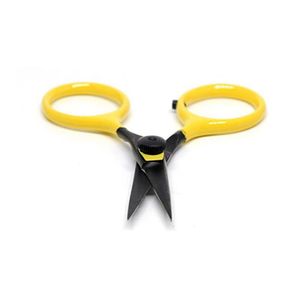 Tijeras de Pesca OEM con Mangos Dorados y Pivote Decorativo Azul para Atado de Moscas y Corte de Líneas con Logotipo Personalizado - Product Image 1