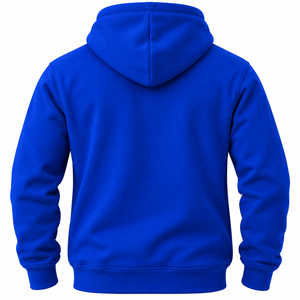 Sweat à capuche pour homme bleu royal avec motif de lettres grecques blanches, capuche à cordon, poche kangourou, manches longues, décontracté, hiver - Product Image 4