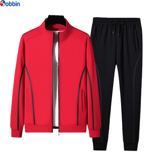 Customized Best selling Spring and Autumn Fashion Simple Leisure Loose Soft Comfortable Men's Long Sleeve Sports Hot Coat Set - Product Image 3