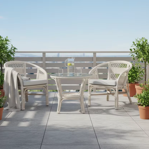 Conjunto de muebles de ratán/mimbre asiático antiguo y cómodo TAFANO SET TERRACE para el hogar, hoteles y villas. - Product Image 1