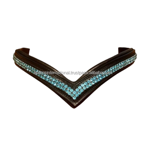 Heavy Premium Horse Brow Band Bling Crystal Decorativo Fabricación Premium Productos para caballos - Product Image 2