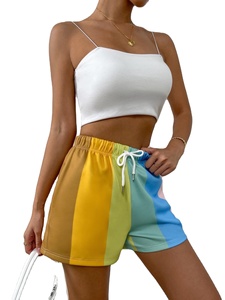 Pantalones cortos de sudor sublimados para mujer, ropa de calle, pantalones cortos de cintura a la moda, ropa informal Multicolor, pantalones cortos de verano al por mayor 2026 - Product Image 5