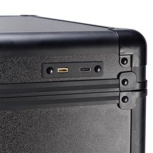 Valigia Trucco in Alluminio 4-in-1 con Manico Intercambiabile NERO - Borse e Valigie per Cosmetici - Product Image 4