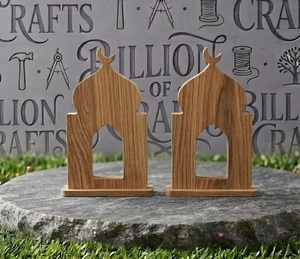 Estante de Madera de Alta Calidad para Ramadán Kareem, Arco Islámico para Mezquita, Decoración del Hogar, Artículo de Regalo para Eid - Product Image 2