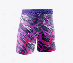 กางเกงขาสั้นชายหาดทรงฮิปสเตอร์เอวยางยืดพิมพ์ลายแบบรีดร้อน ป้องกันรอยยับ มีกระเป๋าข้าง - Product Image 6