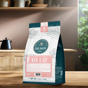 Premium Tasty Drinks Acidic MEDIUM ROAST Caffeinated Bag Dalakon Da Lat Arabica Bourbon 0.25kg High Quality Ground Coffee Aroma - Product Image 1