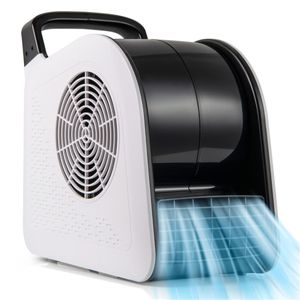 Ventilatore ad Alta Velocità con 3 Velocità, Testa Rotante a 185 Gradi, 250/287/325 CFM, Nero/Bianco, Ventole Industriali per Flusso d'Aria Mirato - Product Image 4