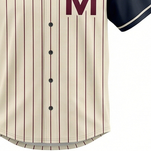 Jersey de Béisbol Sublimado con Nuevo Diseño 2026, Uniforme Deportivo Personalizado con Botones Completos, Venta al Por Mayor, Transpirable y de Secado Rápido - Product Image 2