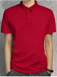 Camiseta Polo de Manga Corta para Hombre, Color Sólido, Personalizada OEM, Cuello Solapa, Estilo Casual y de Negocios, a la Moda - Product Image 2