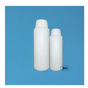 ขวดพลาสติกทรงกระบอก HDPE ฝาเกลียว สำหรับบรรจุสารเคมี สีขาว สำหรับใช้ในอุตสาหกรรม - Product Image 1