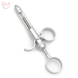 Seringue d'aspiration dentaire manuelle en acier inoxydable de haute qualité, instrument chirurgical professionnel, outil de précision réutilisable, CE - Product Image 1