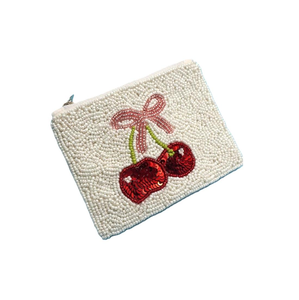 beaded accessory embroidered accessory handcrafted pouch artisan coin purse fashion coin pouch boho coin purse vintage coin pouc - Product Image 5