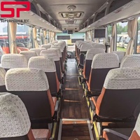 Autobus d'occasion avec moteur Weichai, en bon état, autobus remis à neuf en vente