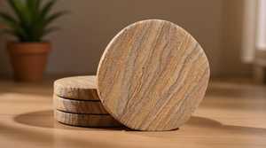 Handmade Wood Resin Coaster <b>Set</b> <b>Square</b> Table Coasters Modern Eco-Friendly Wholesale Custom Logo OEM ODM Private Label Bulk - Product Image 5