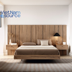 โครงเตียงแสนสบายหรูหราสำหรับเฟอร์นิเจอร์โรงแรมเตียงไม้เนื้อแข็งระดับพรีเมียมสำหรับชุดห้องนอน - Product Image 3
