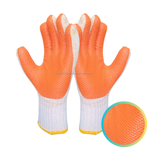 Guantes de Palma de goma duraderos de calibre 7 agarre texturizado antiestático antideslizante cómodo para trabajo de uso general manejo de vidrio - Product Image 4