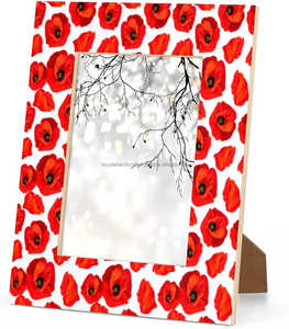 Marco de Fotos de Madera con Encanto Rústico, Pintado a Mano, Estilo Vintage y Moderno, Tamaño Personalizado, Frente de Vidrio - Product Image 6