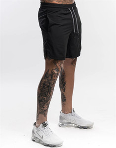 Custom logo Blank Plain 5 Inch Jogger Casual WorkOut <b>Men</b> Gym Activewear Polyester Knitted <b>Quick</b> <b>Dry</b> <b>Shorts</b> for <b>Men</b> Women Summer - Product Image 4