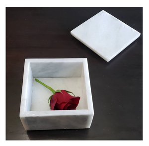 Top Quality Marble <b>Box</b> At Lowest Price Best <b>Gifts</b> Packing Luxury White Marble Jewelry Container <b>Box</b> - Product Image 1