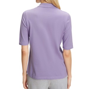 Camiseta de Mujer, Color Morado, 100% Algodón Jersey, Transpirable, Ecológica, de Manga Corta, Tejido de Punto, Color Sólido, Informal - Product Image 2
