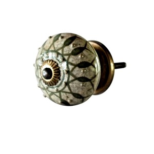<b>ceramic</b> door <b>knobs</b> Handcrafted <b>Ceramic</b> Cabinet <b>Knob</b> Round Pattern Traditional Door Handle Decorative Hardware <b>ceramic</b> door <b>knobs</b> - Product Image 3