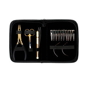 Kit de herramientas premium para extensiones de cabello con herramientas profesionales, accesorios reutilizables para extensiones de cabello para aplicaciones en salones de belleza - Product Image 6