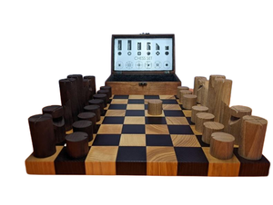 Juego de Ajedrez de Madera Ecológico de Lujo, Piezas de Madera Minimalistas Creativas, Juego de Mesa con Caja de Almacenamiento Personalizada, Decoración para el Hogar - Product Image 5