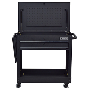 Chariot à outils manuel en acier à 1 tiroir de 80,5 cm, personnalisable, support OEM, pour garage de mécanicien, fabriqué au Vietnam - Product Image 1