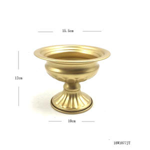 Vase de table rustique en fer pour mariage, décoration de maison, pot de fleurs artificielles pour salle à manger - Vente en gros - Product Image 4