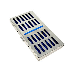 Bandeja de esterilización para instrumentos dentales de acero inoxidable con almohadilla de silicona reutilizable, manual, CE ISO OEM ODM, la mejor oferta al por mayor - Product Image 5