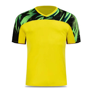 เสื้อฟุตบอลผู้ชายแบบสั่งทำพิเศษ แขนสั้น ผ้าโพลีเอสเตอร์ตาข่าย 100% แห้งเร็ว แบบซับลิเมชั่น - Product Image 4