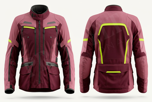 เสื้อแจ็คเก็ตขี่มอเตอร์ไซค์ผ้าคอร์ดูรอยคุณภาพพรีเมียม พร้อมแถบสะท้อนแสง พิมพ์ลายตามสั่ง ดีไซน์ของตัวเอง มีกระเป๋าหลายช่อง - Product Image 6