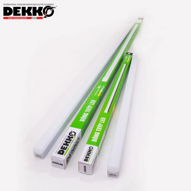 مصباح LED أنبوبي من البلاستيك DEKKO OEM T8 أنبوب LED 60 سم 120 سم 10 وات 20 وات