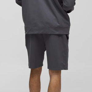 Shorts décontractés d'été pour hommes avec logo brodé personnalisé et cordon de serrage, shorts de jogging en French Terry imprimés sur mesure pour hommes - Product Image 2