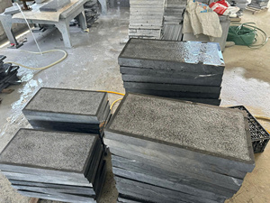 Bush Hammered Bluestone Limestone Paving <b>Stone</b> with Honed Edge for Outdoor Garden Landscaping - Product Image 1