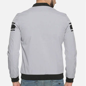 High Quality Winter Bomber <b>Jackets</b> Solid Color Quick Dry Breathable Outerwear Rain <b>Zipper</b> Bomber <b>Jacket</b> <b>With</b> Zip <b>Pockets</b> Style - Product Image 2