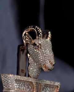 Colgante Personalizado con Letra Cursiva de Moissanita VVS, Plata S925, Estilo Hip Hop, Bañado en Rodio - Product Image 2