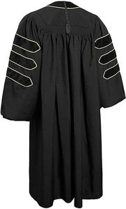Robe de Cérémonie de Remise des Diplômes Personnalisable avec Toque et Pompon en Polyester Mat – Ensemble Complet pour Écoles, Universités et Maternelles – Haute Performance - Product Image 3