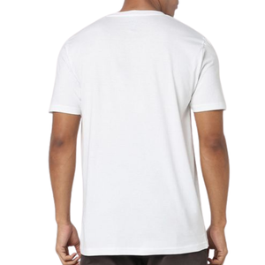 เสื้อยืดคอกลมสีขาวล้วน ผ้าฝ้าย 100% 160GSM สำหรับผู้ชาย ผู้หญิง และทุกเพศ สกรีนลายกราฟิกได้ รับทำโลโก้ตามสั่ง MOQ ต่ำ ขายส่ง - Product Image 4