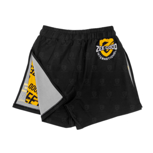 Shorts de combat MMA/Judo unisexe sur mesure, 2-en-1, à panneaux séparés, respirants, en polyester/coton, avec impression de logo personnalisé, haute qualité - Product Image 2