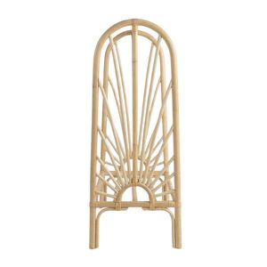 Handcrafted Natural Rattan Doll Clothes Stand Minimalist A-Frame Design <b>Miniature</b> Rack Sustainable Bohemian Toy Storage - Product Image 2